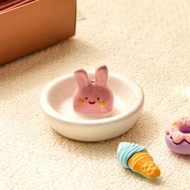 Porte-encens mignon Ours / Lapin