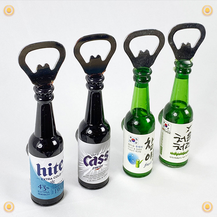 Mini décapsuleur magnet – bière & soju
