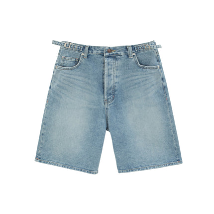 [Sélection K-Stars] KNEE LENGTH WIDE DENIM PANTS BLUE - Winter (aespa)